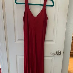 Stunning retro red slip dress